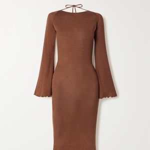 Savannah Morrow the labelHarmony Knit Dress Bronze